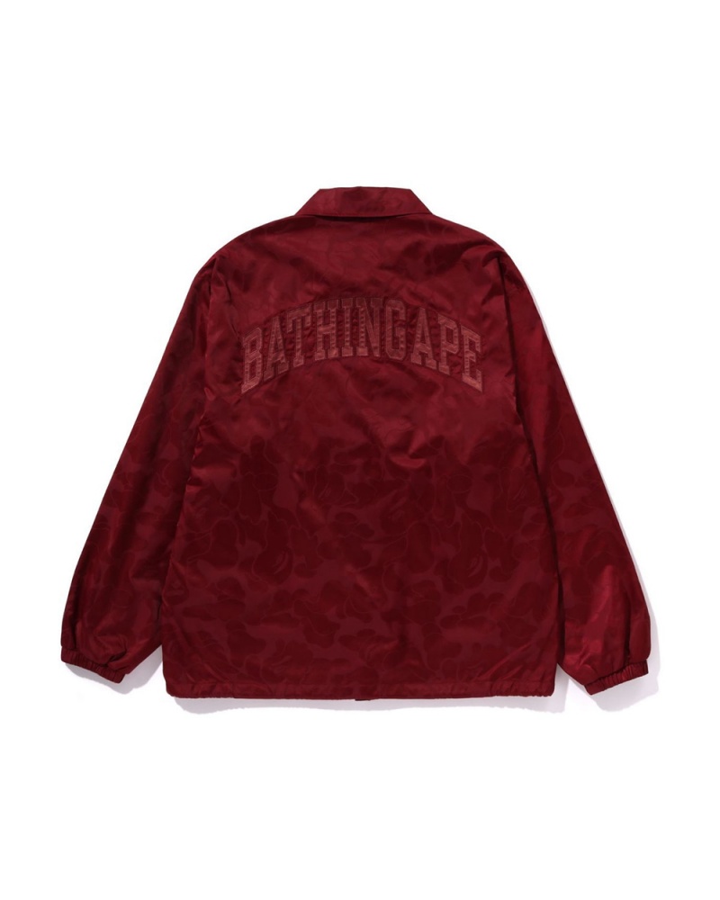 Vestes Bape Tonal Solid Coach Bordeaux Homme | PEA-81876628